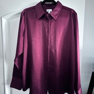Nordstrom Rich Burgundy Shirt